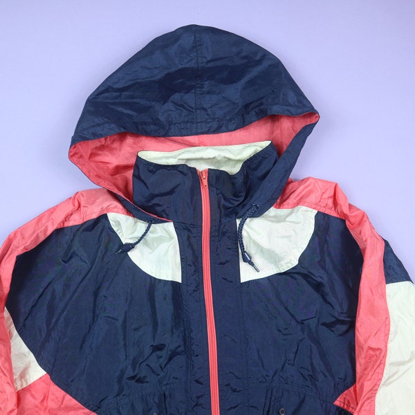 Pro Spirit Navy Pink 1990's Vintage Windbreaker