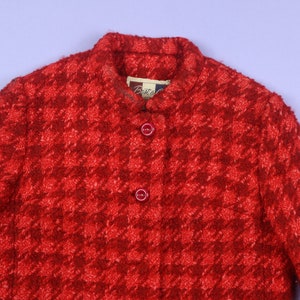 Best & CO Fifth Avenue Red Plaid Vintage Coat