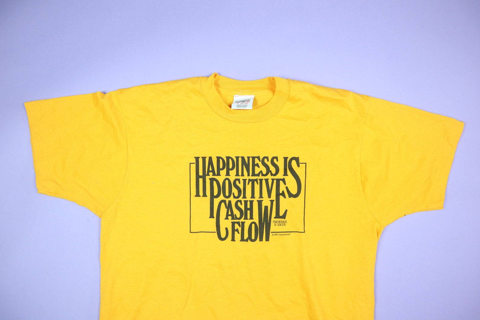 Happiness Is Positive Cash Flow 1982 Vintage T-Shirt | Etsy