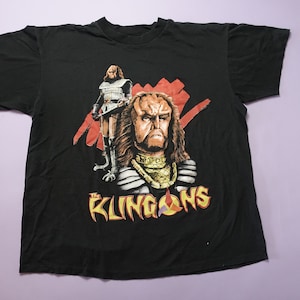 Star Trek Klingons The Next Generation 1992 Vintage T-Shirt