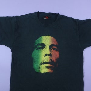 Bob Marley Faded Trashed Vintage T-Shirt