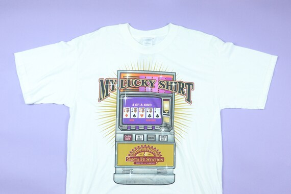 My Lucky Shirt Casino 1990's Vintage T-Shirt - image 1