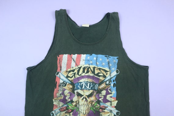 90’s GUNS N’ ROSES Tanktop Amazon.com: Guns N' Roses Official Cross Tank Top : Clothing