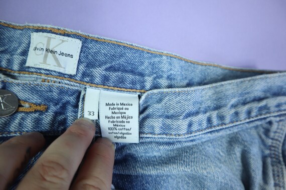 Calvin Klein Worker Jeans 1990's Vintage Denim Je… - image 6
