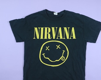 Vintage 2003 Nirvana Smiley Face 