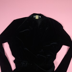 Velvet One Piece Ronni Nicole by Ouida 1990&#39;s Vintage Jumpsuit