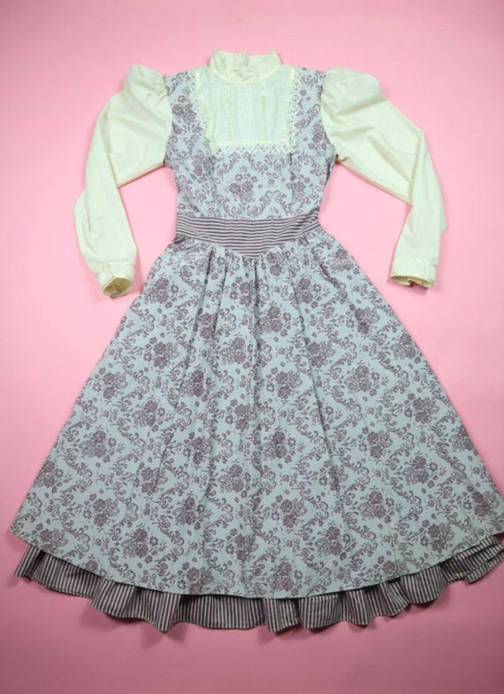 Gunne Sax Jessica McClintock 1980s Vintage Dress - image 2