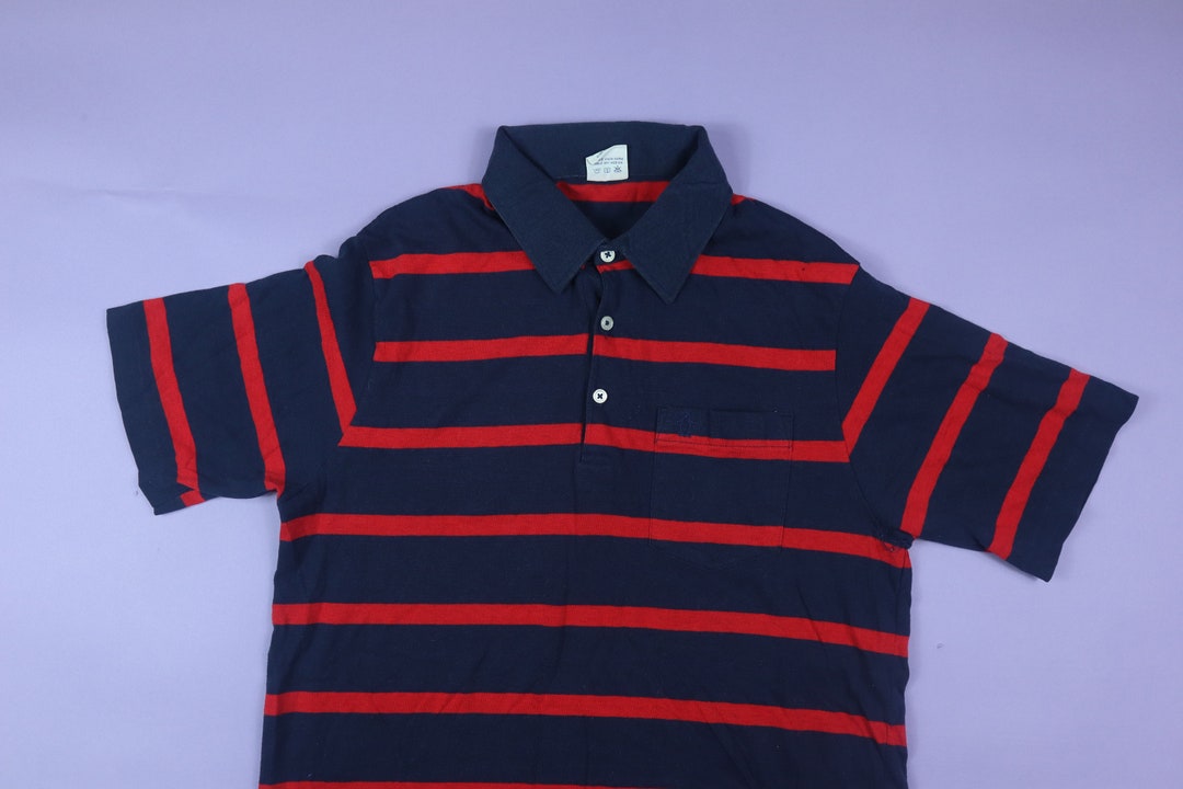 Munsingwear Navy Red Stripes Stripped 1980's Vintage - Etsy