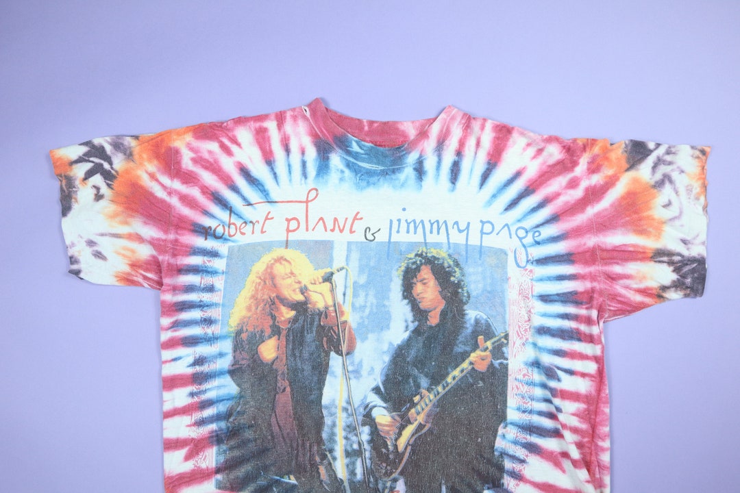 ジミーペイジ ロバートプラント Tシャツ 1995年製 レッドツェッペリン ジミーペイジ ロバートプラント Tシャツ 1995年製 レッド