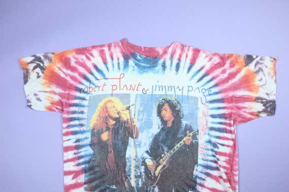 JIMMY PAGE ROBERT PLANT TOUR 1995/6 Tシャツ JIMMY PAGE & ROBERT PLANT WORLD TOUR 1995 WINTE