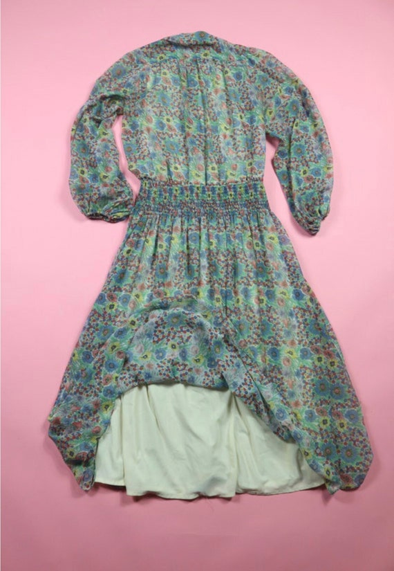 Jonathan Logan Floral 1970s Vintage Dress - image 7