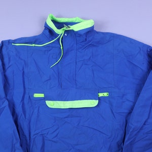 Giacca vintage anni &#39;90 con cerniera in nylon e giacca a vento Beach Boulevard