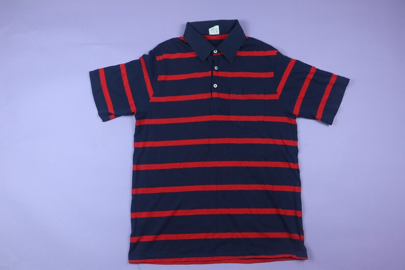 Munsingwear Navy Red Stripes Stripped 1980's Vintage - Etsy