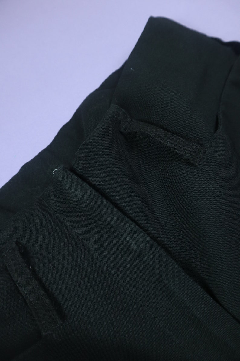Jeans Wear New Time Black Trousers 1990's Y2K Vintage Pants image 4