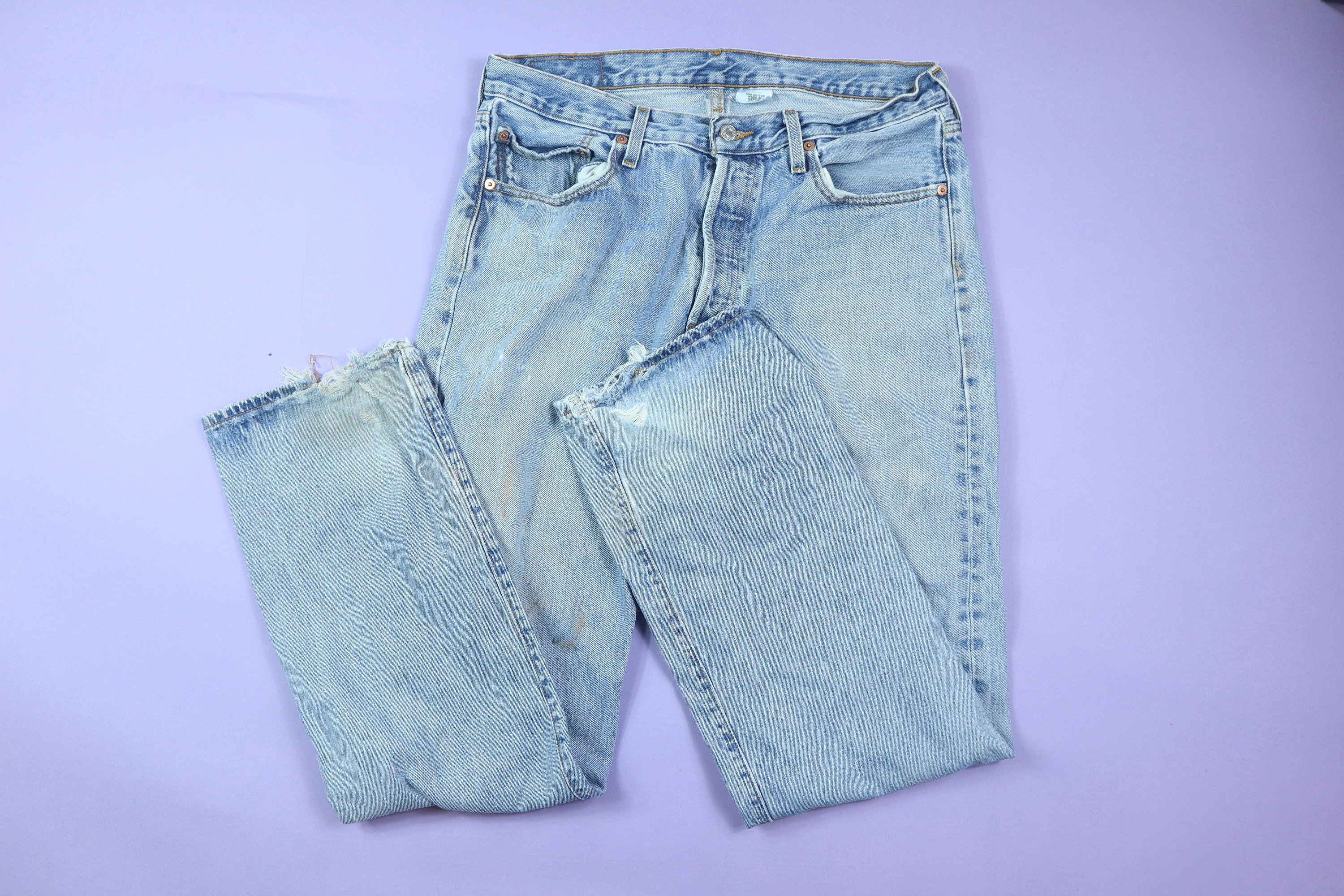 安価 ワタナベ BIG 501 CLOTHING VINTAGE LEVIS / 32 34 メンズ パンツ