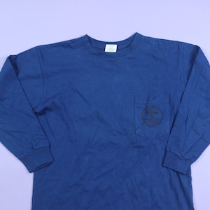 Alaska Mount McKinley Postal Delivery 1990&#39;s Vintage Long Sleeve T-Shirt
