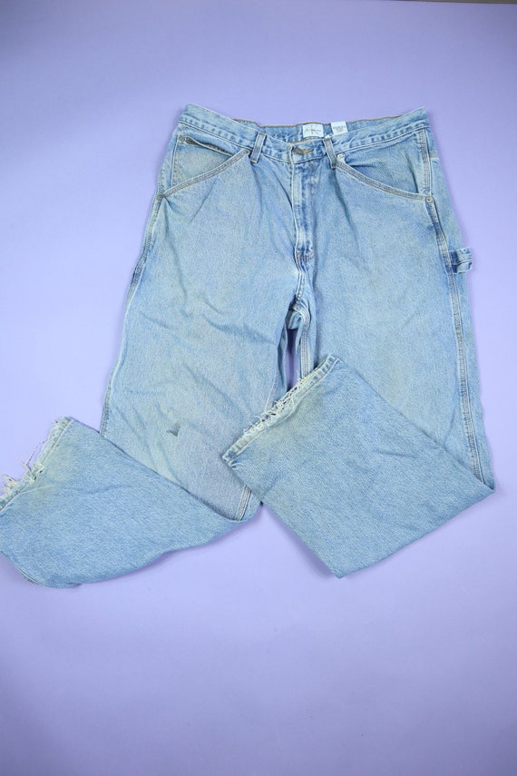 Calvin Klein Worker Jeans 1990's Vintage Denim Je… - image 2