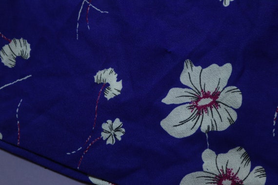 Tabby of California Blue Loose Floral 1990's Vint… - image 4