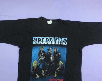 ヴィンテージ 80 年代 SCORPIONS ワールド ツアー アルバム シングル
