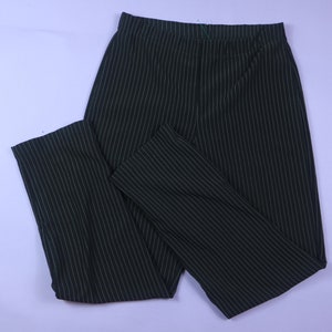 Clio Stripped Black White 1990&#39;s Y2K Vintage Pants