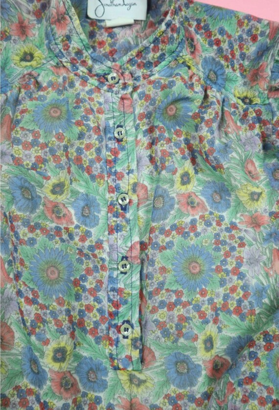 Jonathan Logan Floral 1970s Vintage Dress - image 8