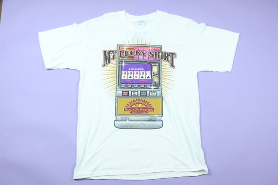 My Lucky Shirt Casino 1990's Vintage T-Shirt - image 2