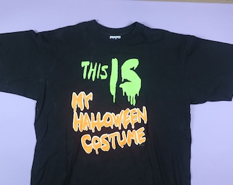 Dit is mijn Halloween Kostuum Halloween Goth 1990's Vintage T-Shirt