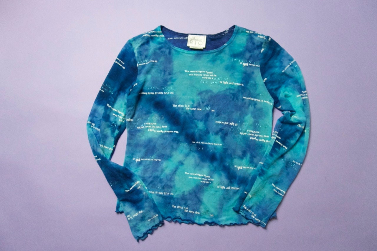 Y2k Top Long Sleeve - Etsy