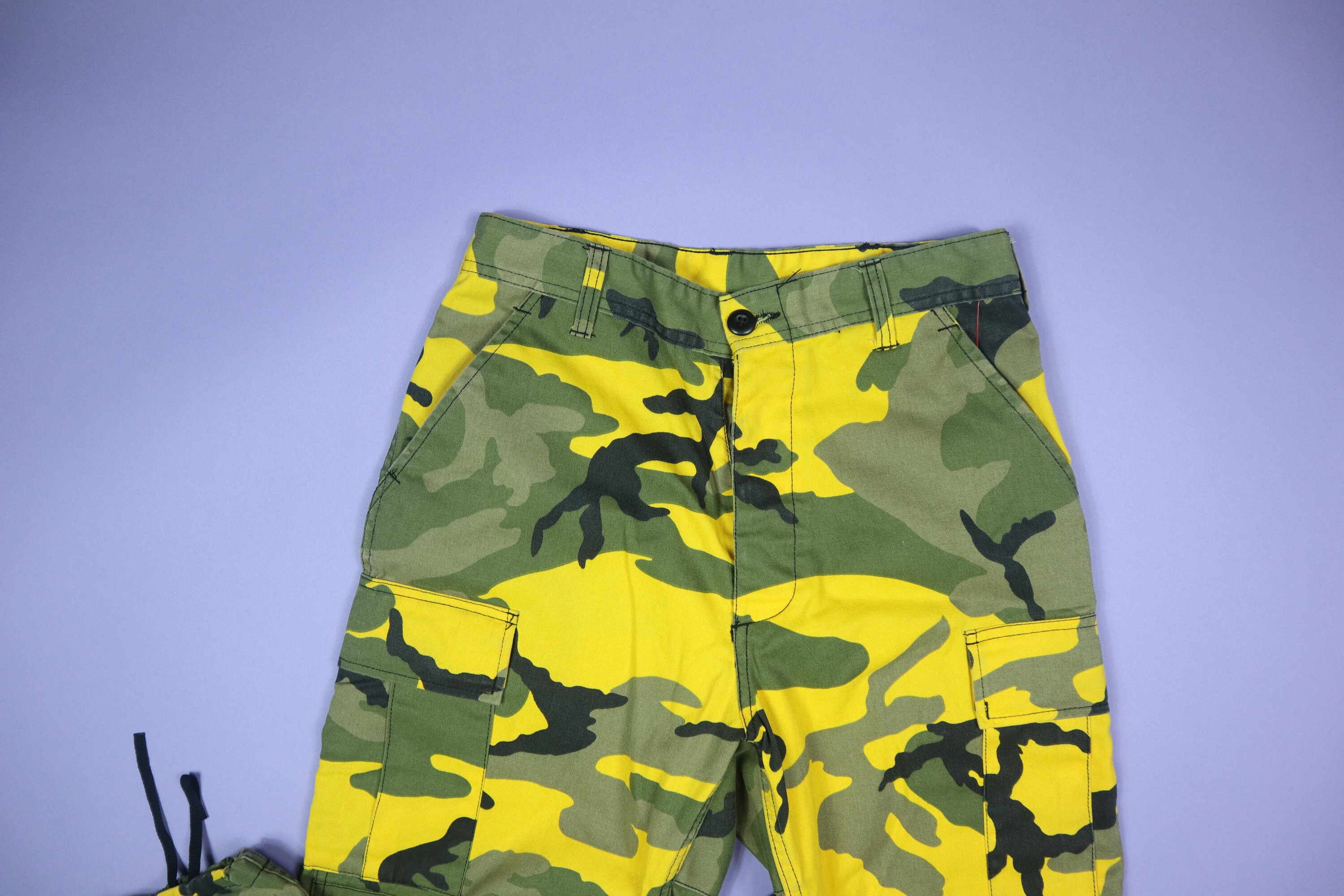 Yellow Camo Camouflage 1990's Y2K Vintage Cargo Pants - Etsy