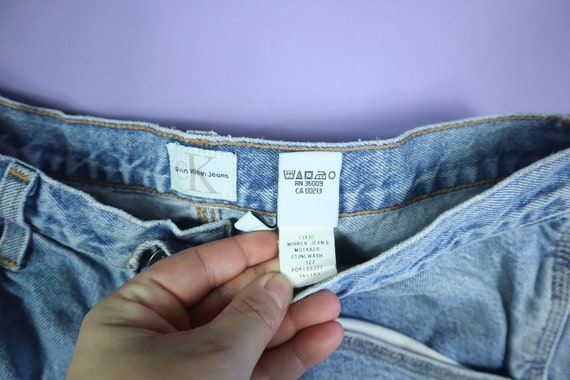 Calvin Klein Worker Jeans 1990's Vintage Denim Je… - image 3