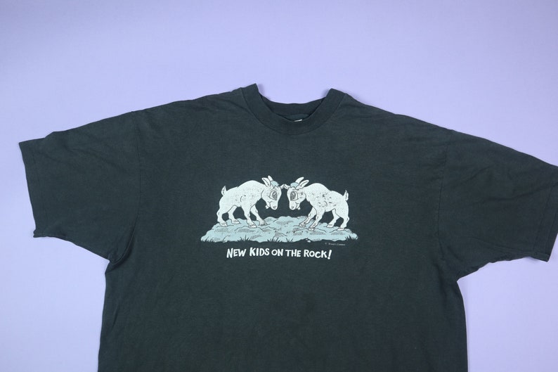 Cute New Kids On The Rock 1990's Vintage TShirt image 1