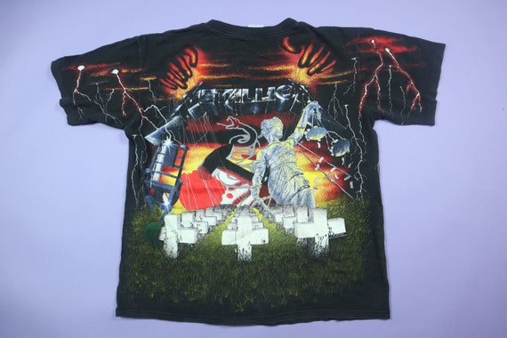 Metallica All Over Print 1991 Vintage Tshirt - image 6
