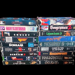 CHOOSE ONE! Horror Scary Movie 1980s 1990s Vintage Tape VHS