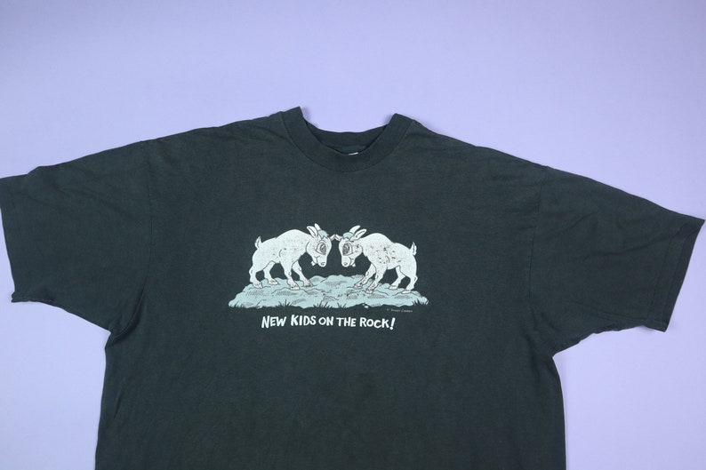 Cute New Kids On The Rock 1990's Vintage TShirt image 2