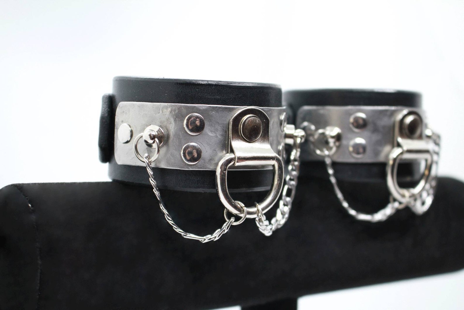 Hand Collar and Cuffs Set with waterfalling chains and Etsy