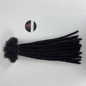 Natural Black Colour High quality dreadlocks human hair extensions.