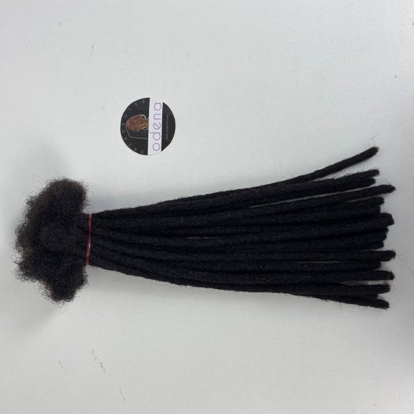 Natural Black Colour High quality dreadlocks human hair extensions.
