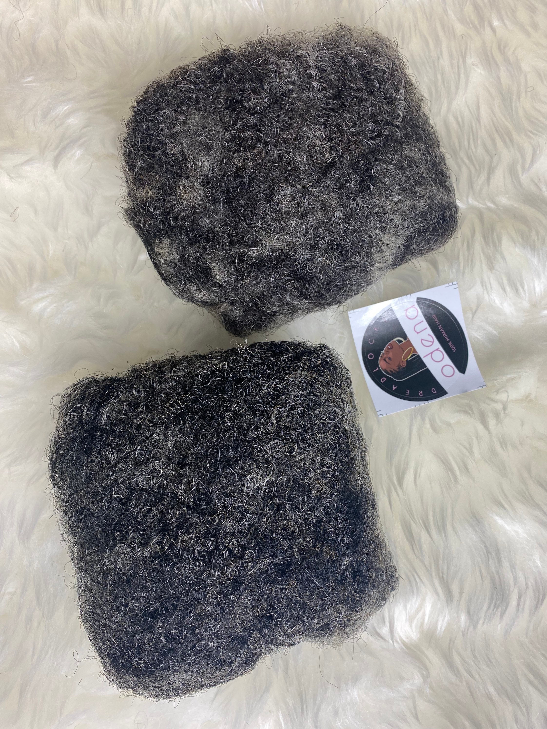 Salt and Pepper Human Hair Afro Kinky Bulk Hair Different Lengths