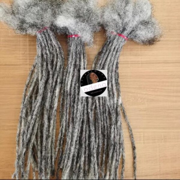 Salt and Pepper Loc Extension Etsy