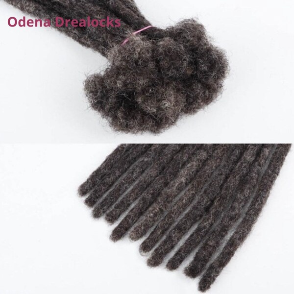 Salt and Pepper Dreadlock Extension Etsy UK