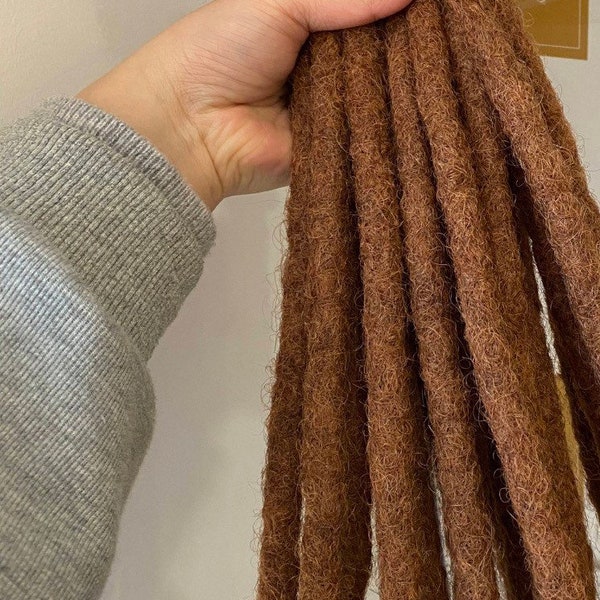 Colour 30  Human Hair Dreadlocks Extensions