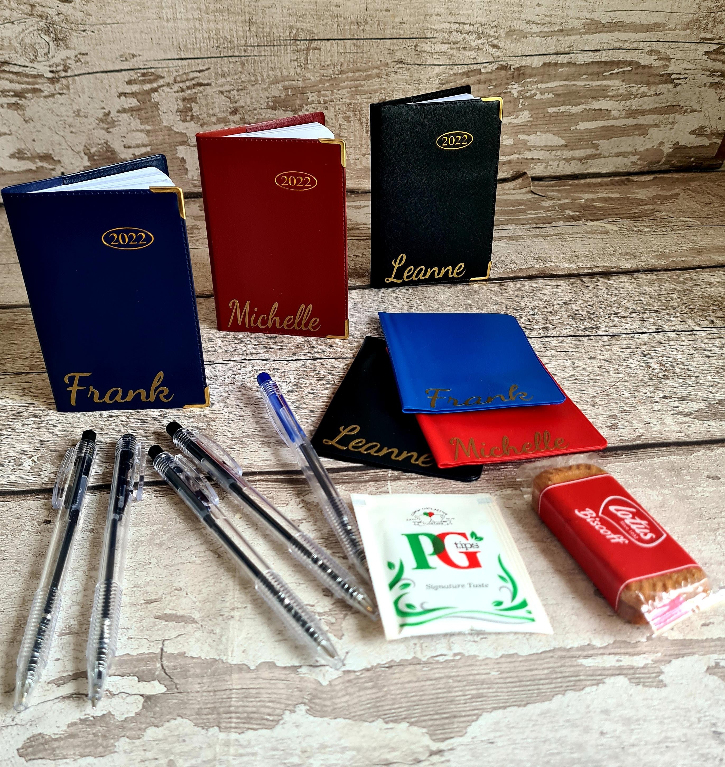 Poe Christmas Gift 2022 2022 Personalised Diary Travel Pouch Corporate Event Gift | Etsy Australia