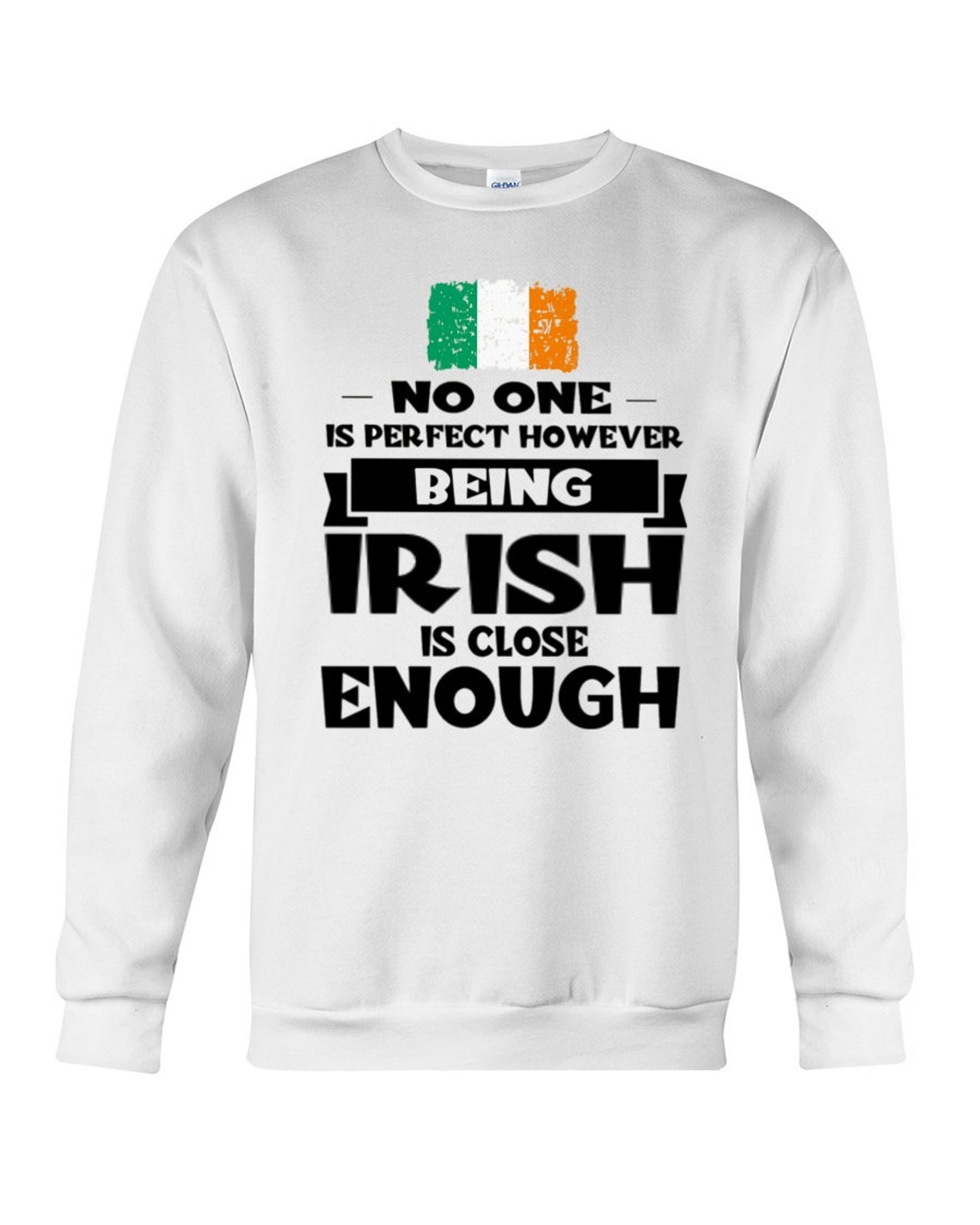 BEING IRISH Crewneck Sweatshirt Etsy