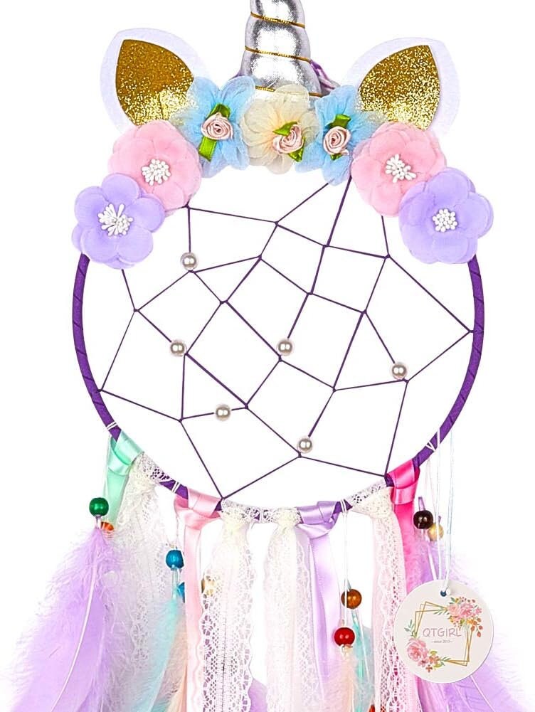 RAGKUU Pink Dream Catcher Wall Decor Crystal Tree Of Life Dream Catchers Handmade Feather Dreamcatcher Wall Hanging Ornament For Bedroom Living Room Home Decor