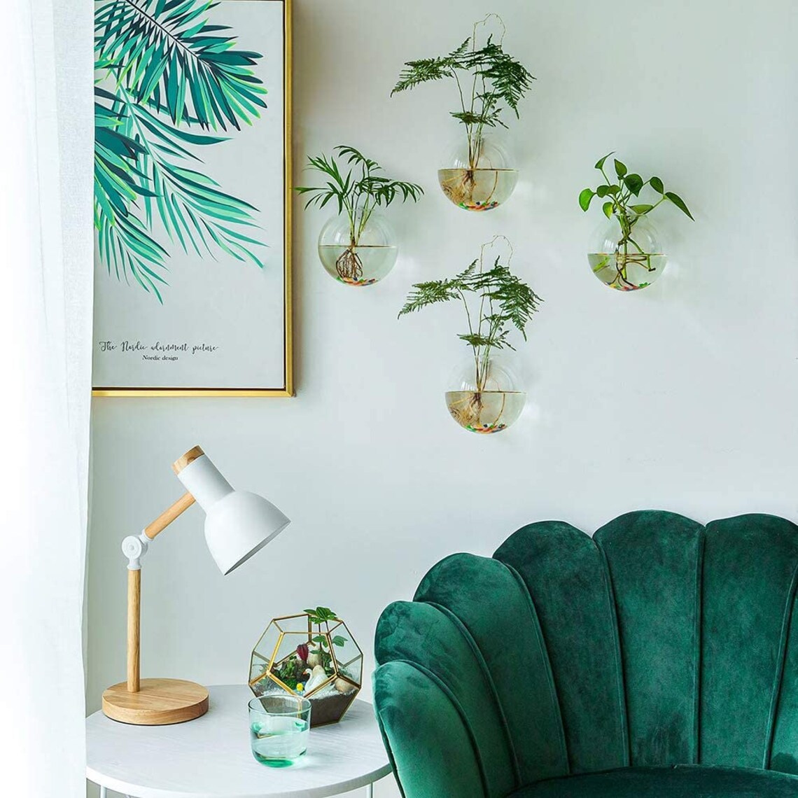 Glass Terrarium Wall Hanging Planters Glass Planter Terrariums Etsy