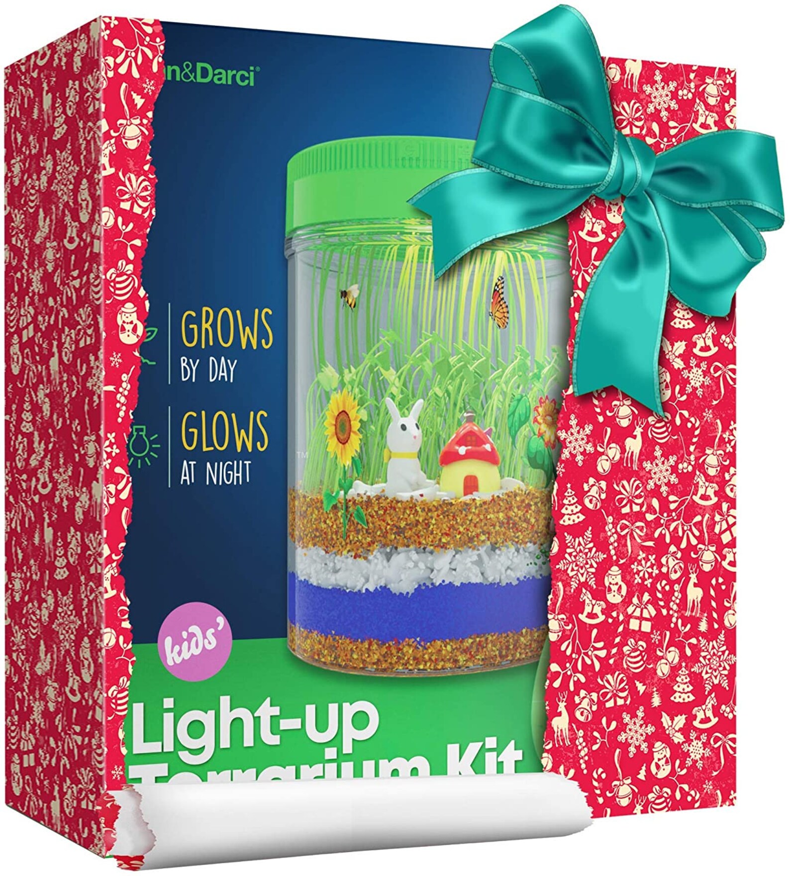 Terrarium Lightup Terrarium Kit For Kids With Led Light On Etsy