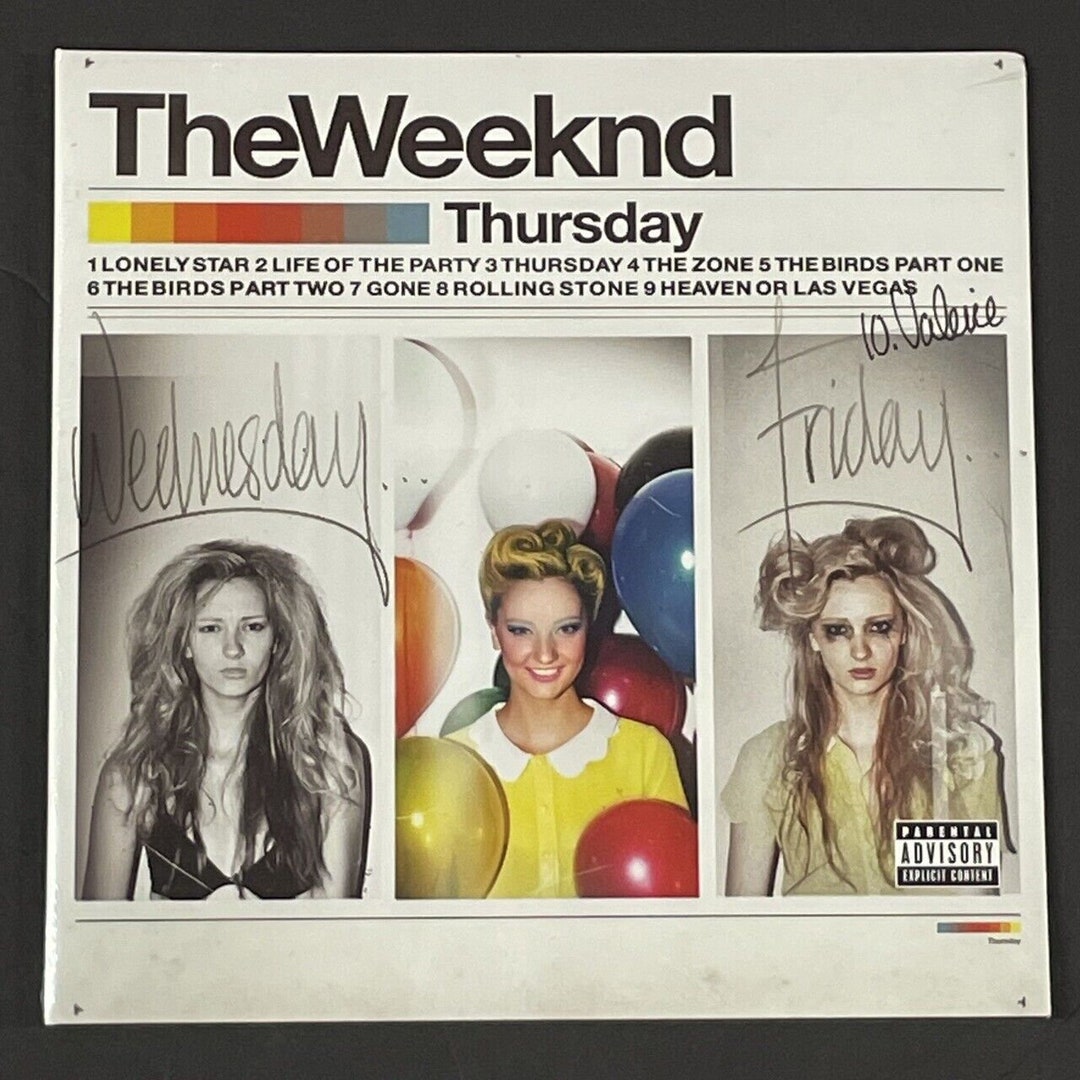 The Weeknd Thursday 2LP Vinyl Limited Black 12