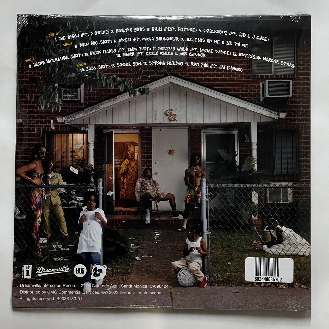 Earthgang Ghetto Gods 2LP Vinyl Limited Black Gold Swirl 12