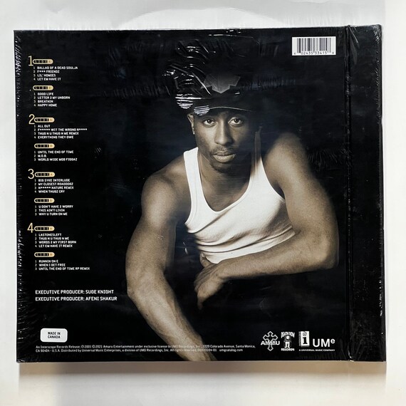 2pac Until the End of Time 4LP Vinyl Limited Black 12