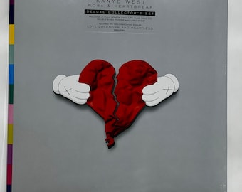 Kanye West 808s & Heartbreak 2LP Vinyl Limited Schwarz 12" Schallplatte